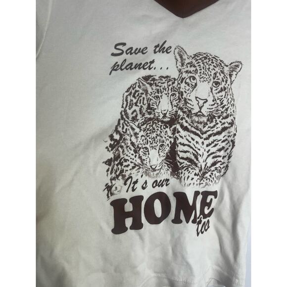 Future State Save the Planet ringer tee from Urban Outfitters Size Small - Picture 4 of 5